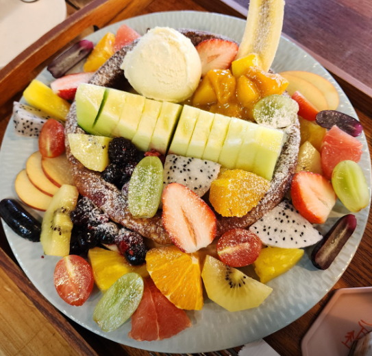 오늘N 한국식아포가토 한방홍시 단지금귤무스케이크 흑임자크림라떼 과일팬케이크 카페 충북 제천 카페1929 커피한잔할래요