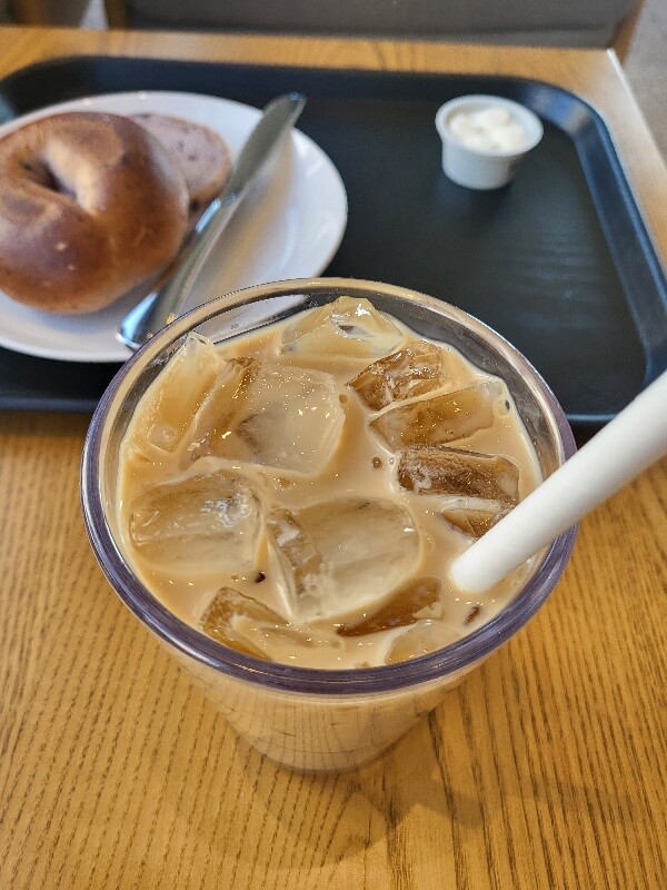 바닐라 크림 콜드브루 스타벅스 탕종 베이글