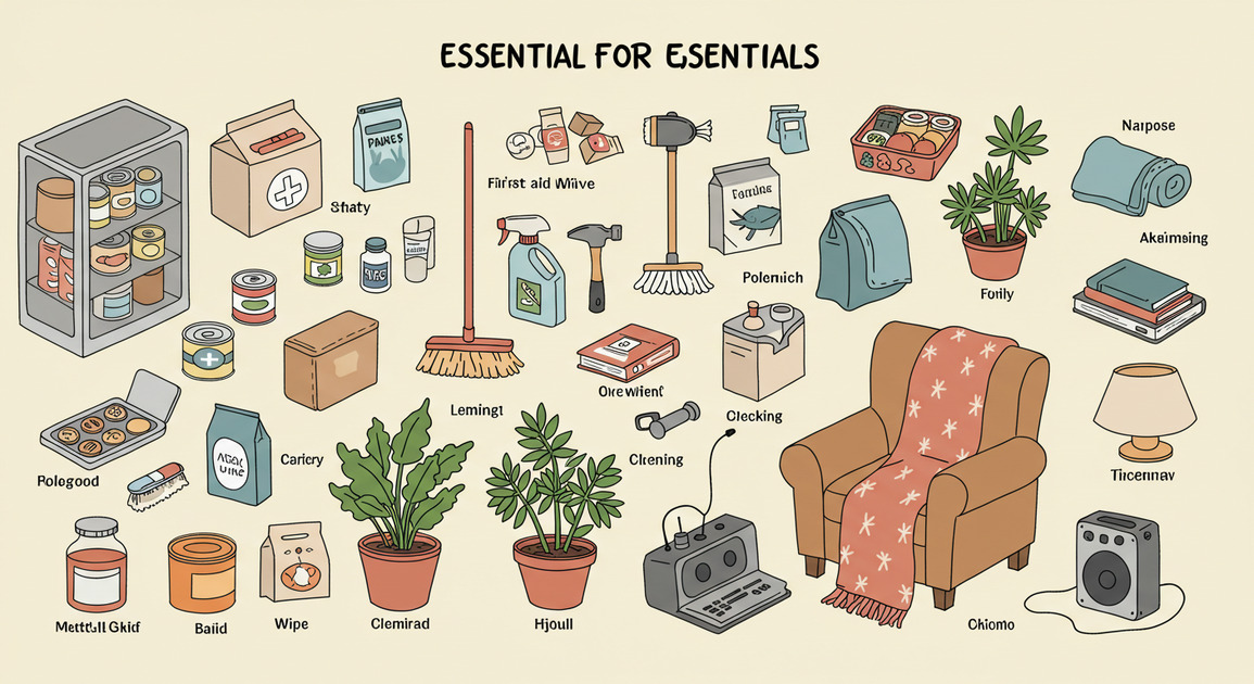 자취 필수품 이미지