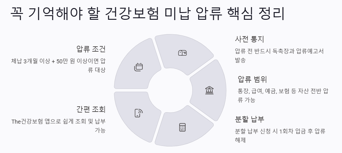 건강보험 미납 압류 고지서 한 장 안 냈다가 480만원 손해