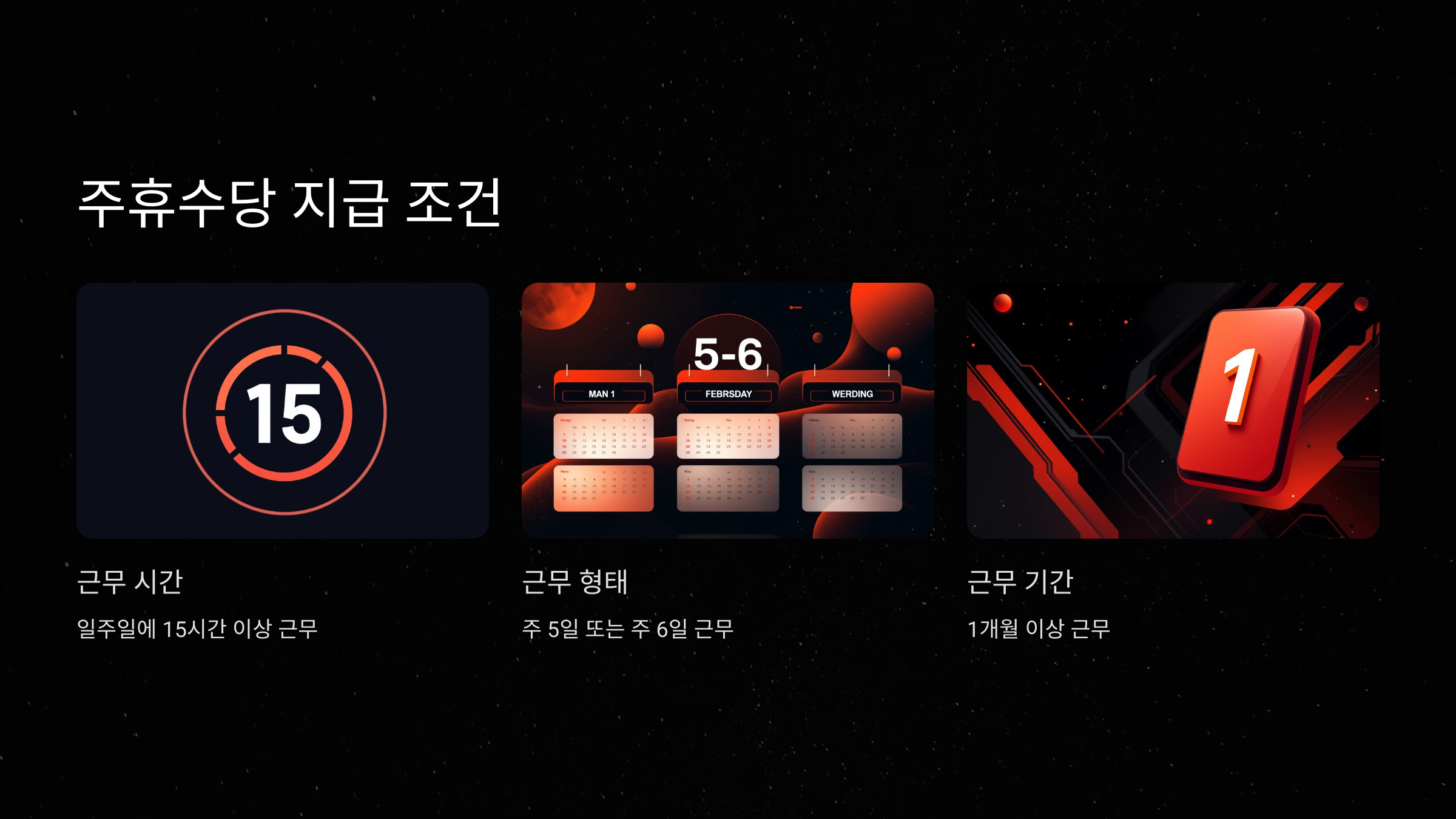 주휴수당 지급 조건