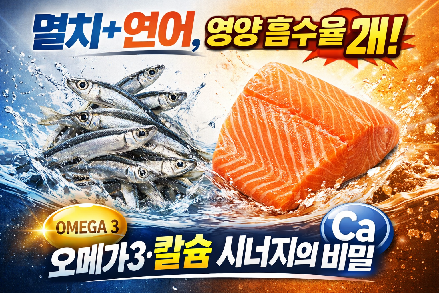 멸치+연어