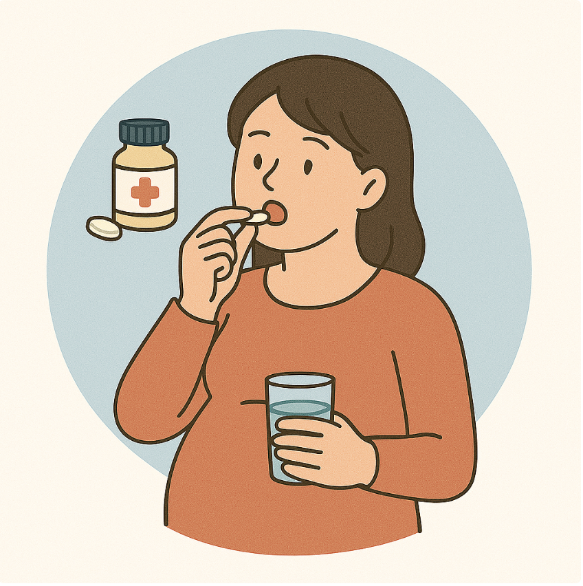 임신 중 아스피린 복용 관련 사진