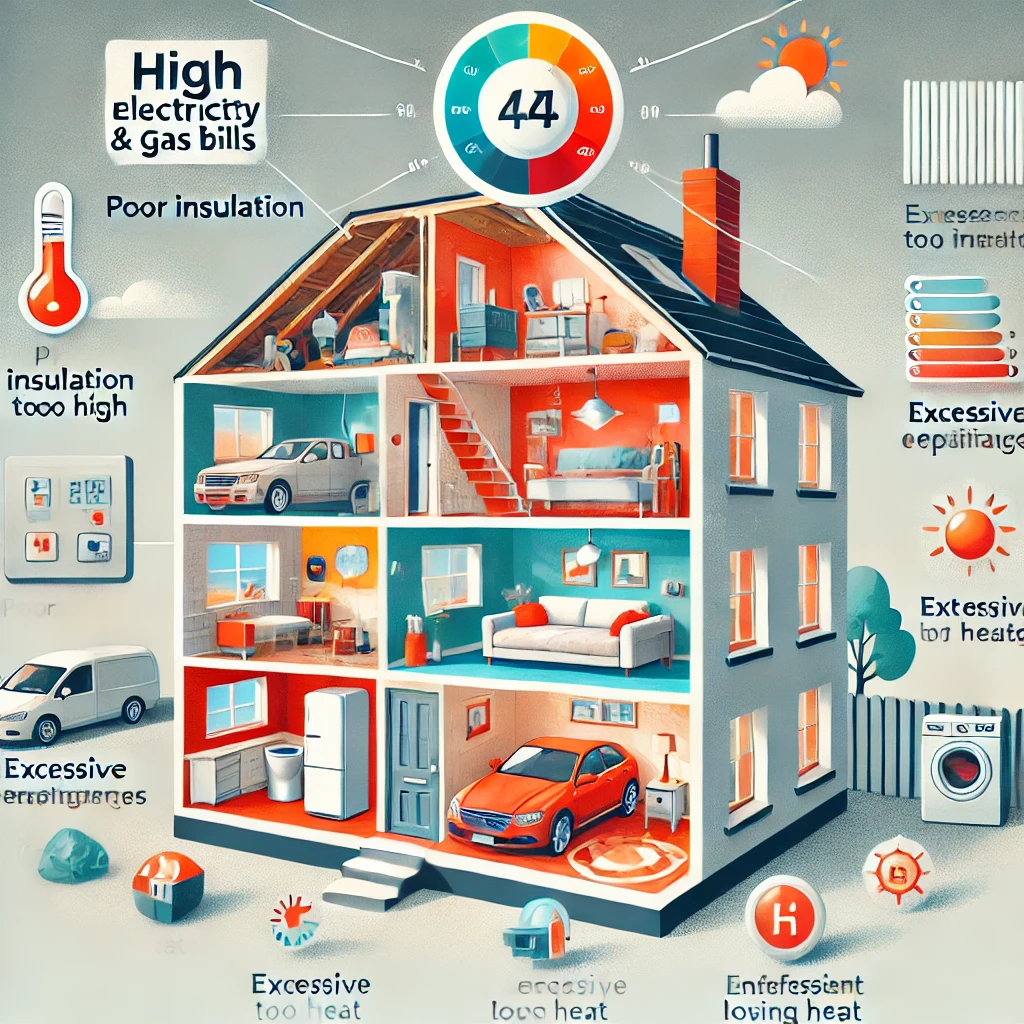 전기와 가스 요금 상승의 근본 원인을 시각적으로 보여주는 이미지