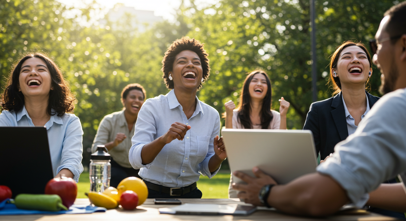 스트레스 많은 직장인이 살을 빼는 가장 효과적인 방법에 대한 이미지