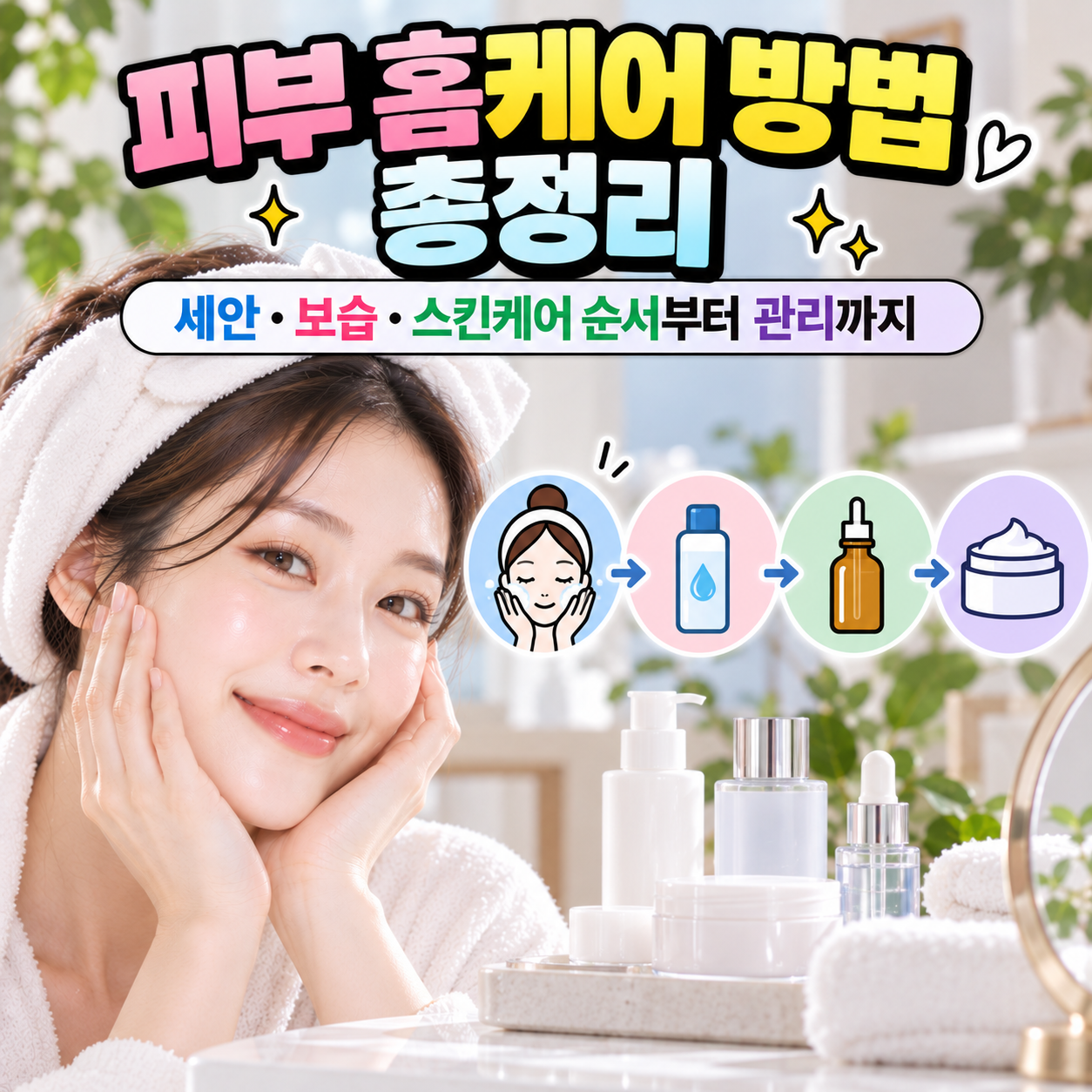 피부 홈케어 방법