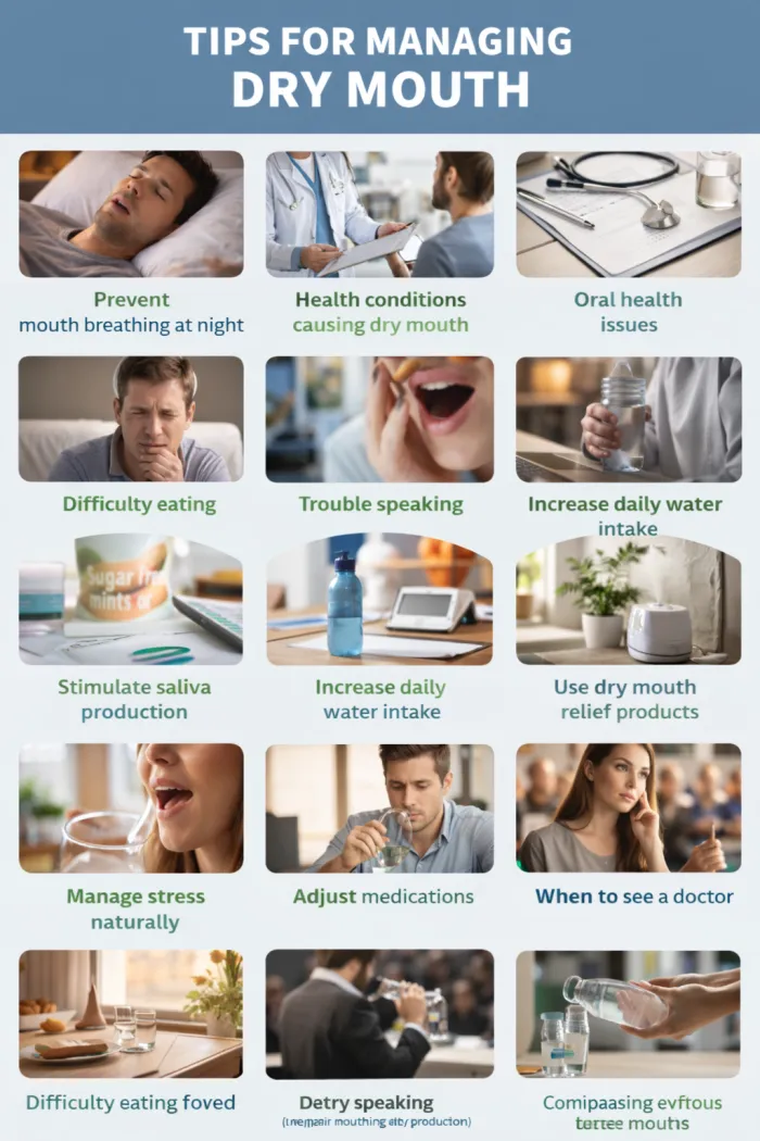 입안이 마르는 증상