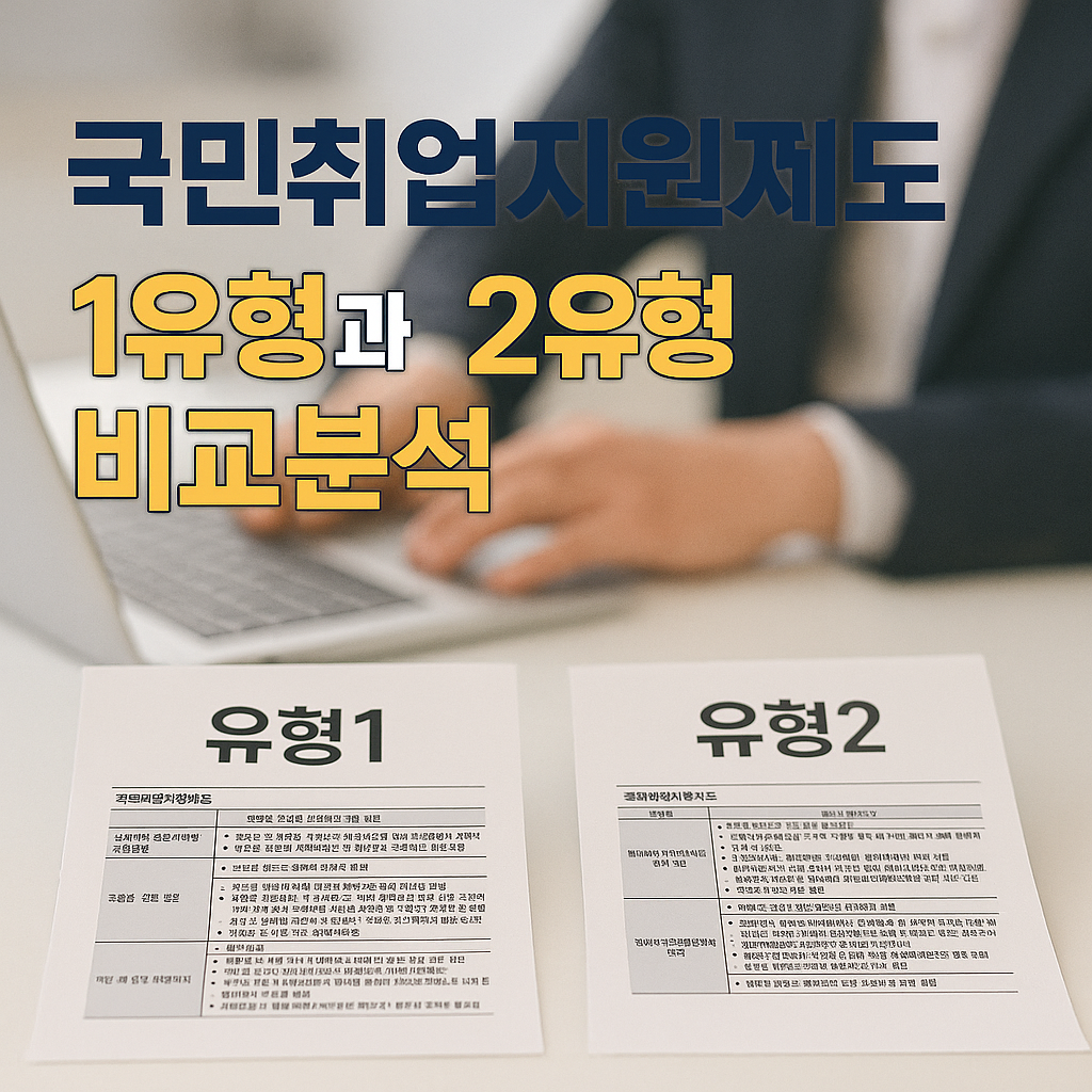 국민취업지원제도 1유형,2유형