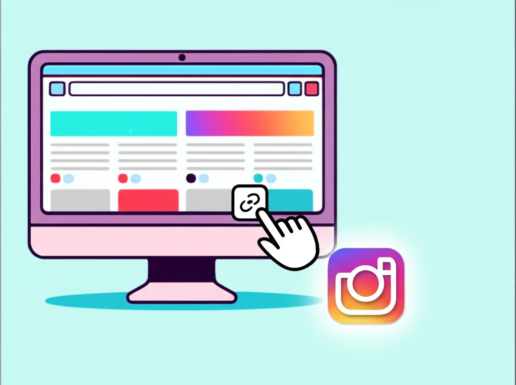 컴퓨터 바탕화면 인스타그램 웹 바로가..