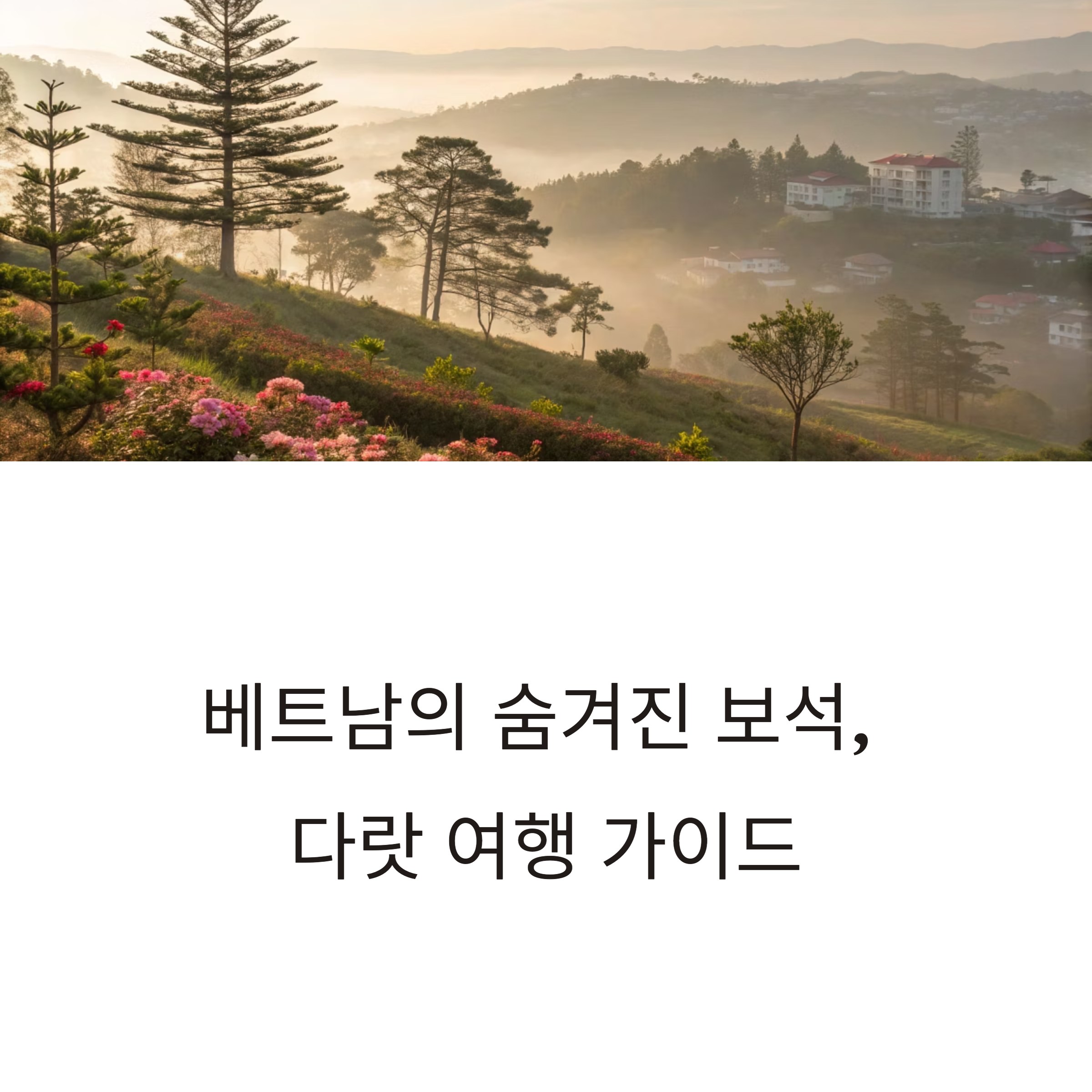 베트남 다랏 여행 코스