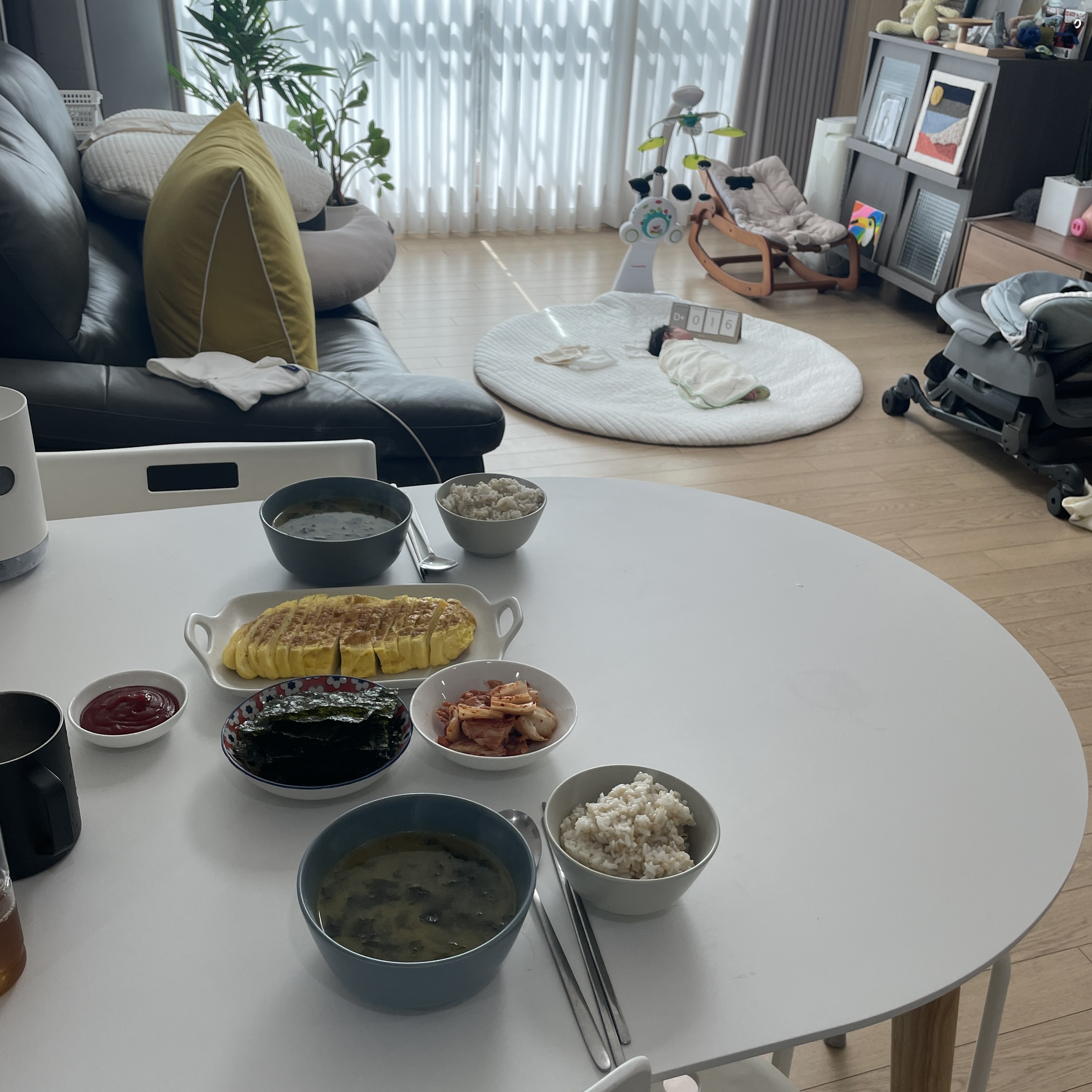 조리원 퇴소 후 첫 식사