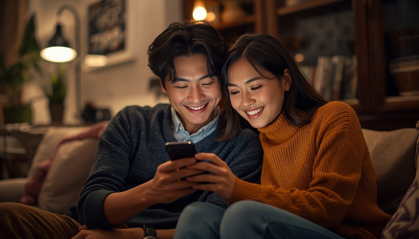 담보대출을 활용해 만기까지 저축을 이어가는 커플