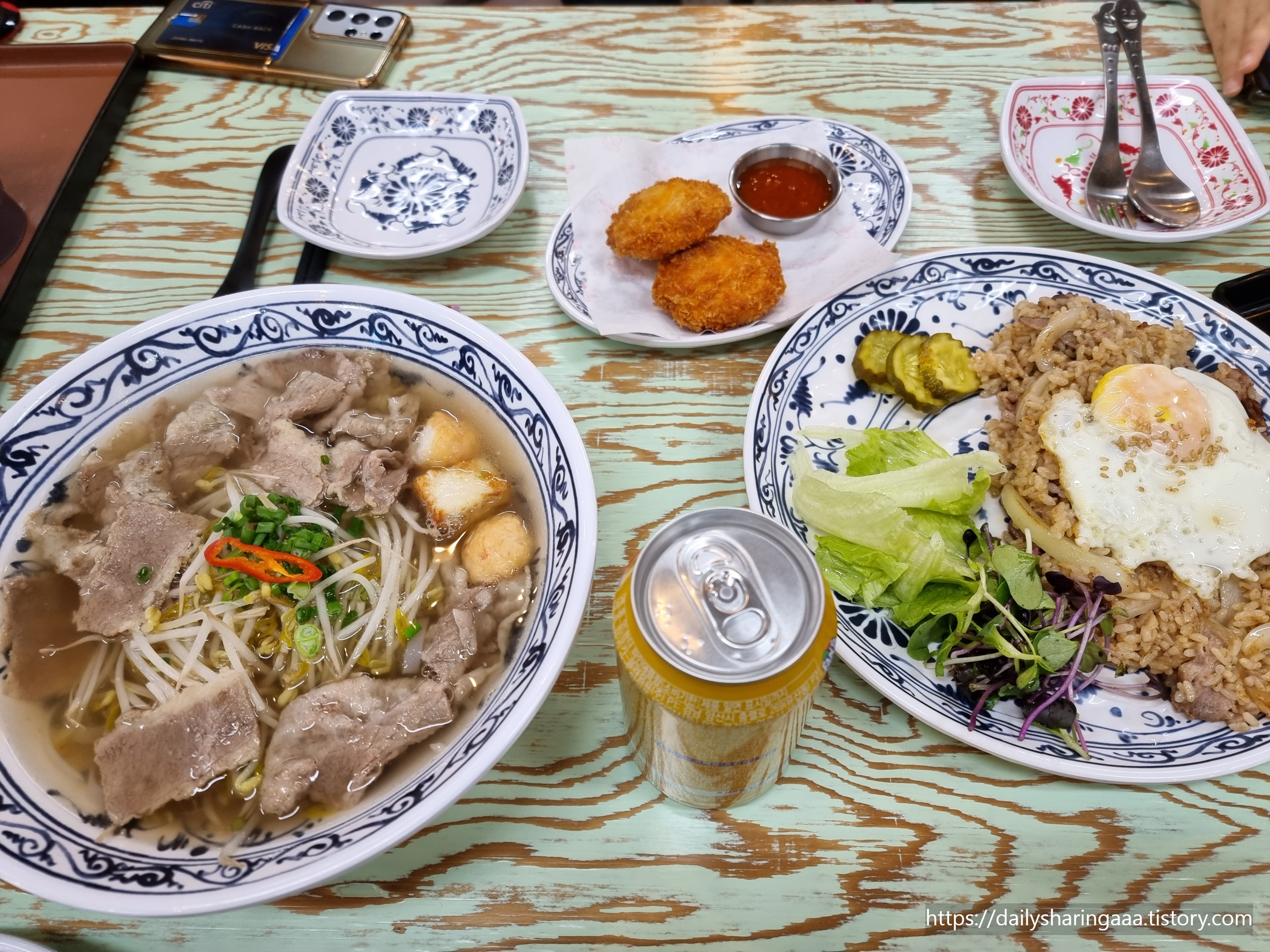 청라_베트남노상식당_2인세트