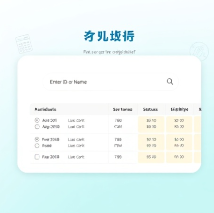 신용사면대상자조회그림