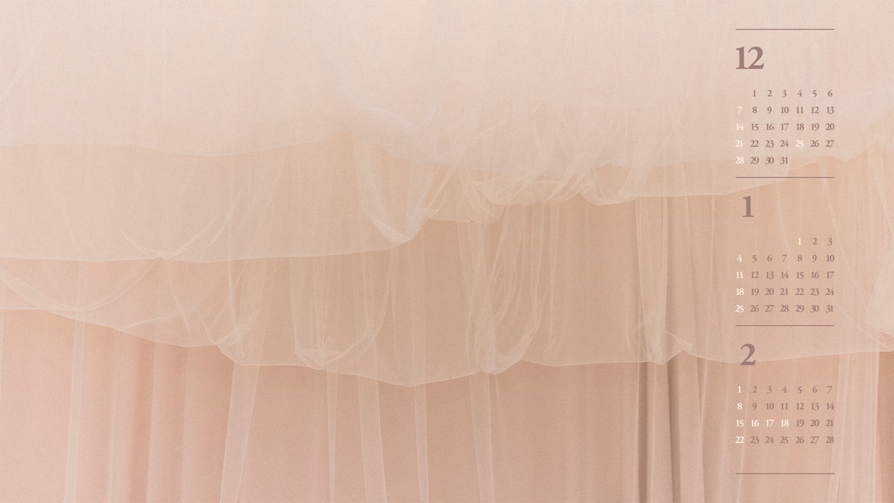 10 커튼 B - 2026년1월 달력배경화면