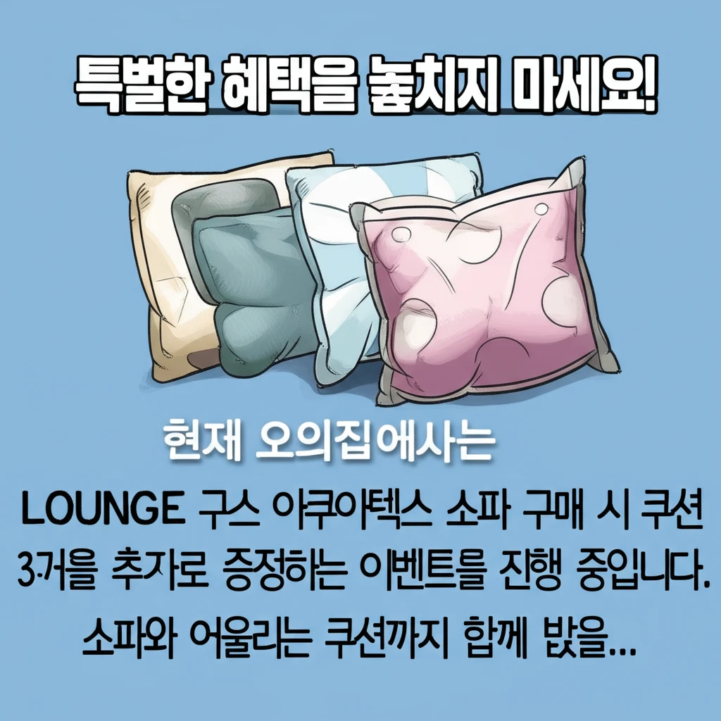 아늑한 우리집 LOUNGE 구스 아쿠