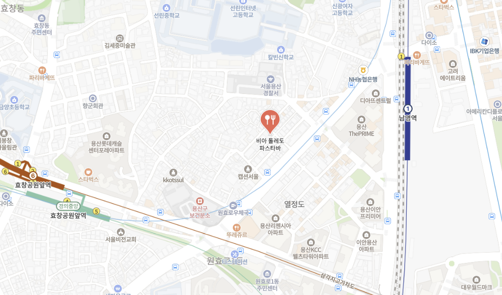 비아-톨레도-파스타-지도