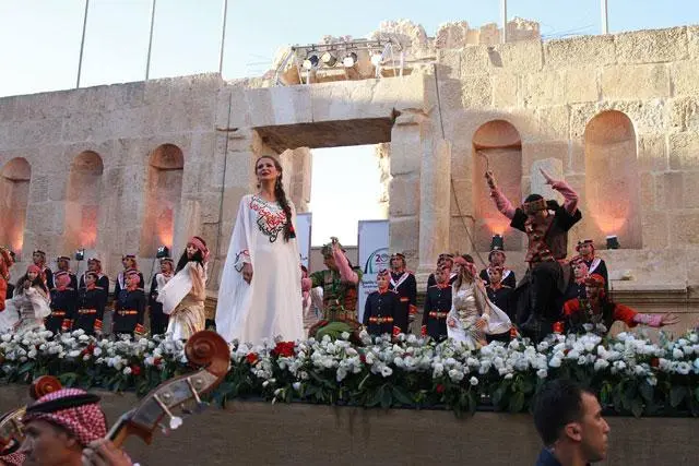 요르단 축제 '제라시 축제'