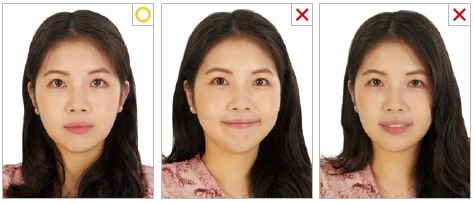 사진규격-얼굴방향