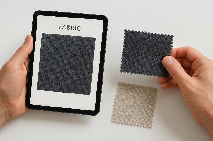 AI 기반 패션 디자인 툴 사용 장면