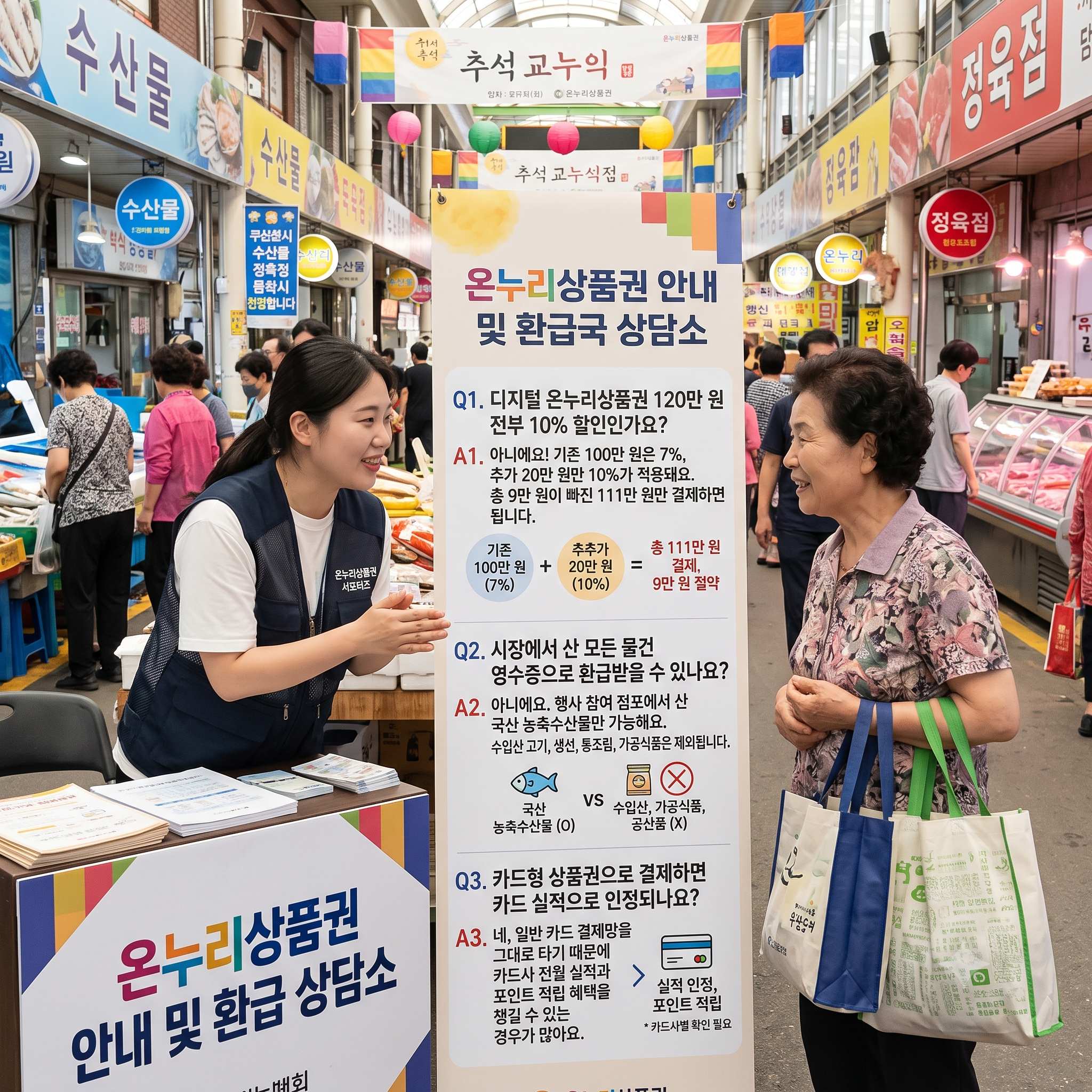 [놓치면 무조건 손해] "싸게 사고, 많이 돌려 받을 단 5일의 기회!" - 2026 추석 온누리상품권 구매&middot;환급 꿀팁 대방출