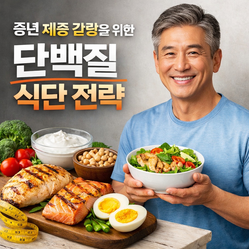 중년 체중 감량을 위한 단백질 식단 전략