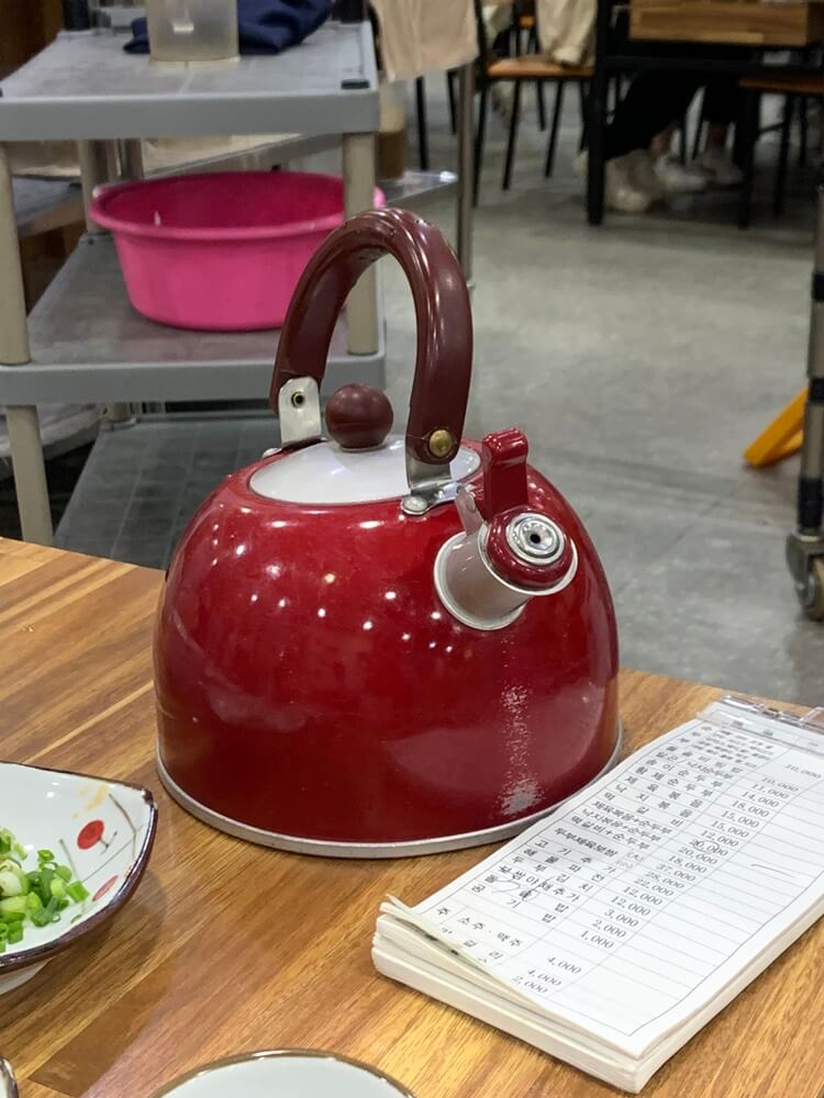 누룽지 물 만드는 주전자