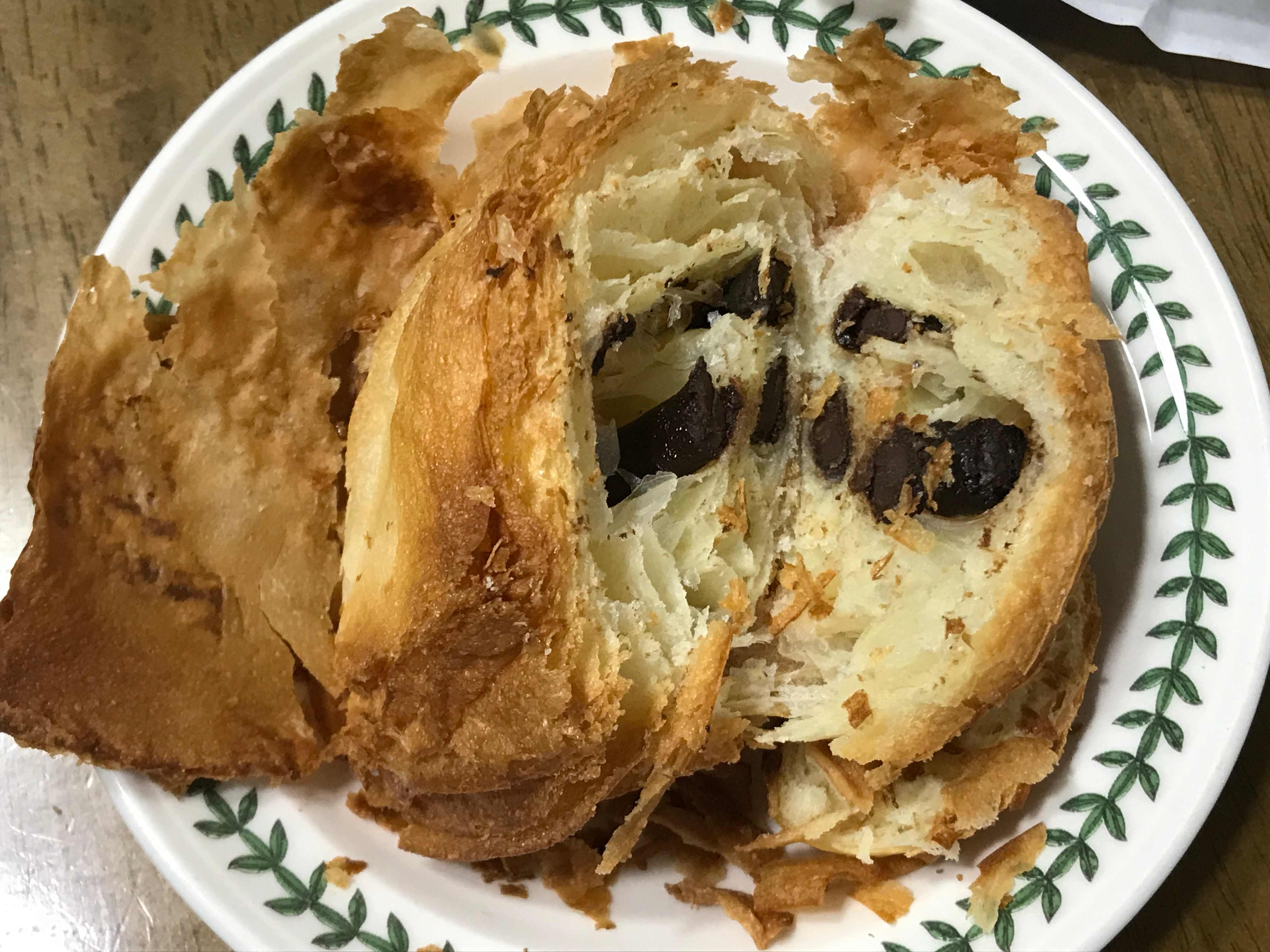 뺑오쇼콜라 단면