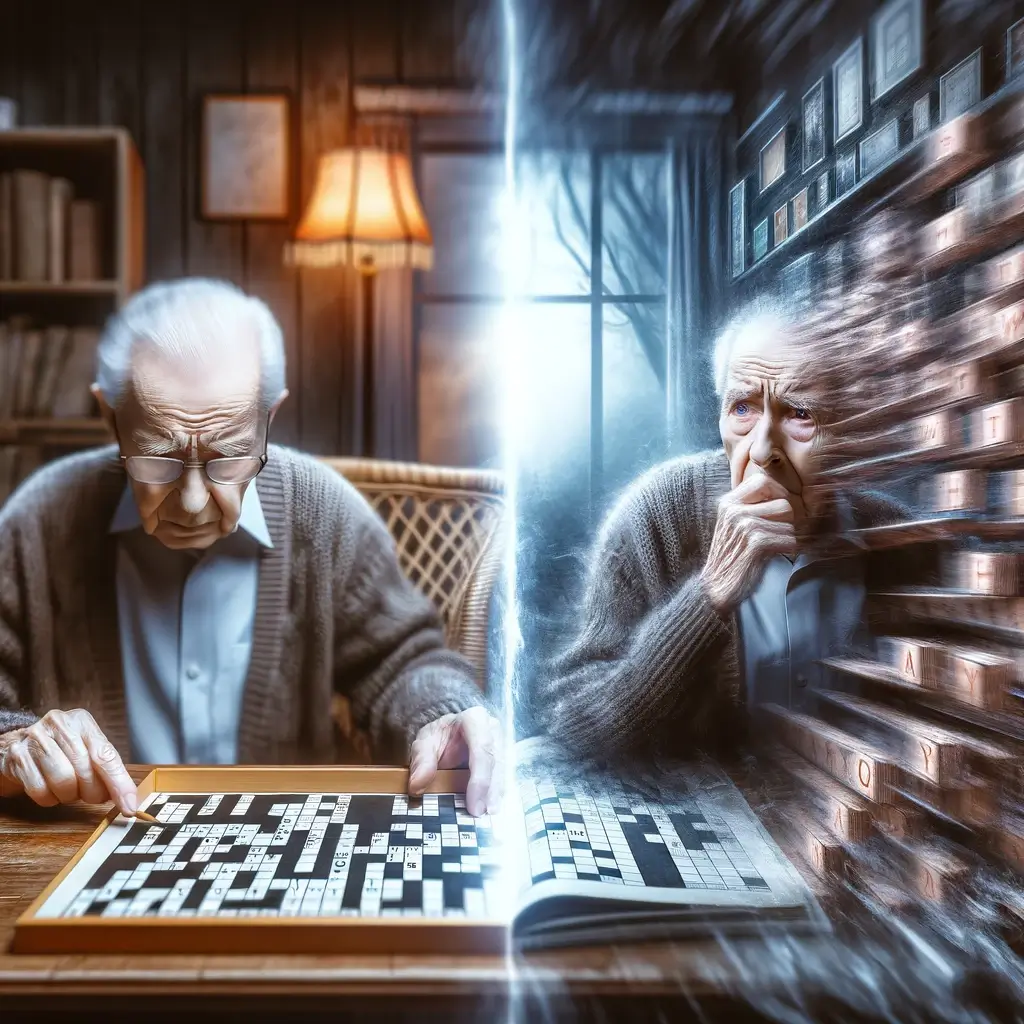 왼쪽은 건망증&amp;#44; 오른쪽은 기억 상실 표현