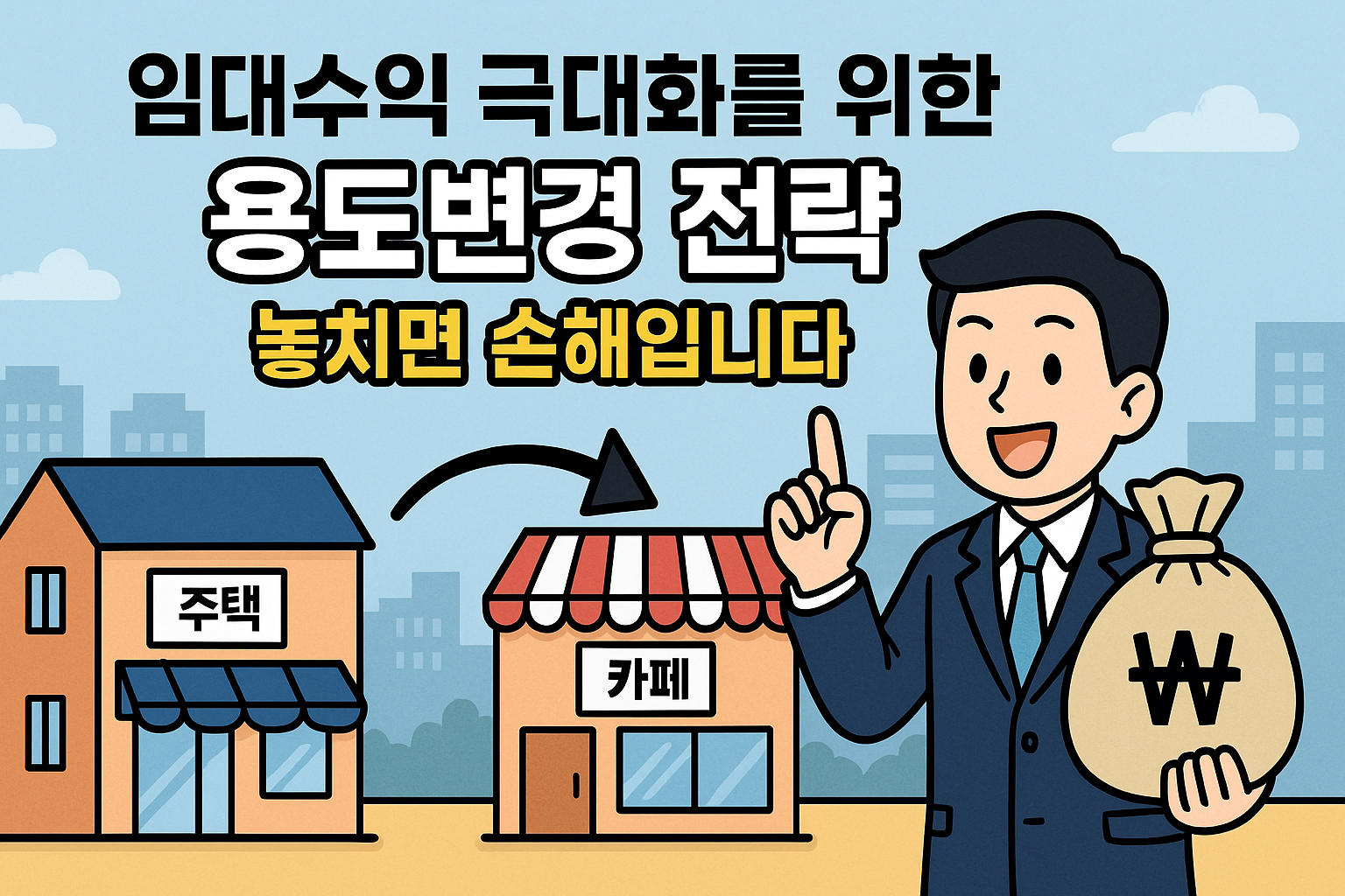 임대수익 극대화를 위한 용도변경 전략, 놓치면 손해입니다