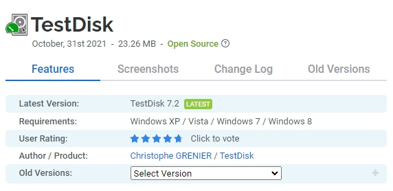 TestDisk