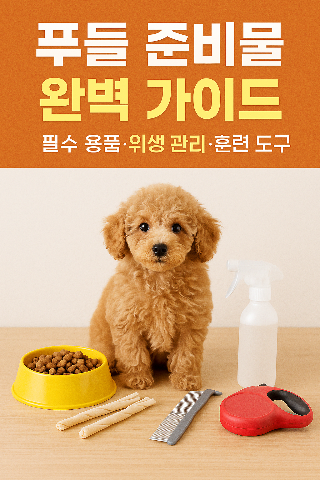푸들 준비물 완벽 가이드