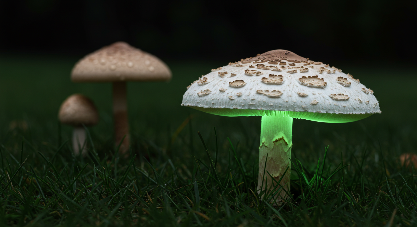 흰갈대버섯 주의