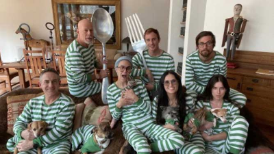 브루스 윌리스와 대가족