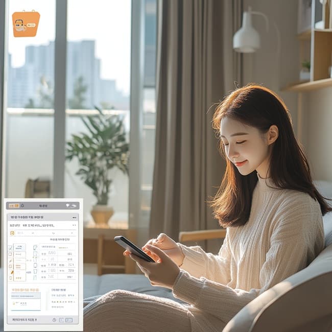 청년월세지원 신청 절차 순서도 인포그래픽