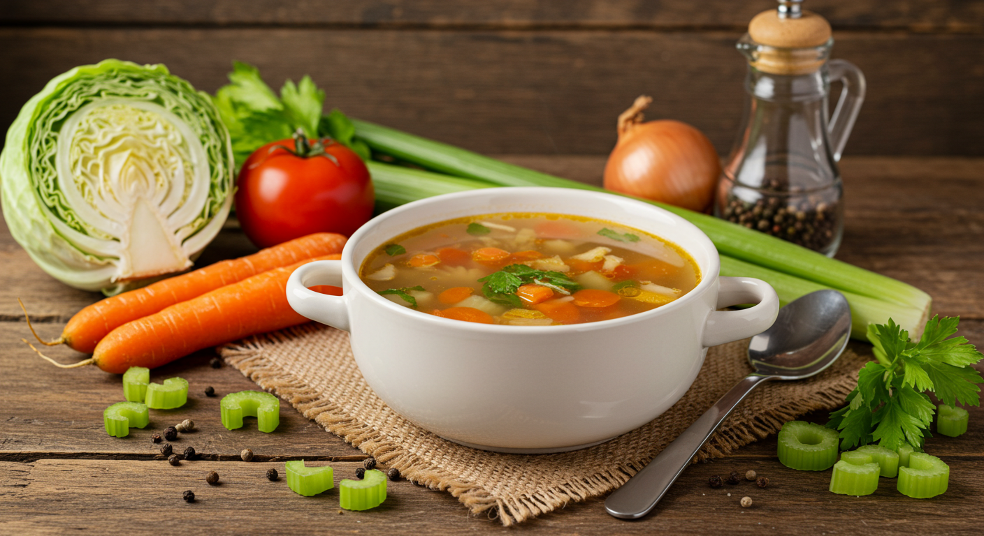 야채스프, 다이어트, 식단