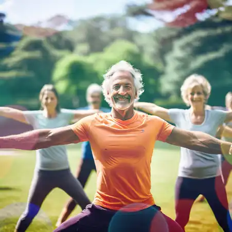 중년 건강을 위한 운동과 스트레칭 방법