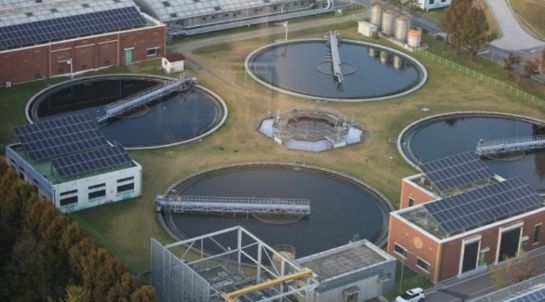 폐수처리장 사진