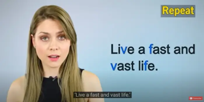 F vs V sound (source: youtube.com)