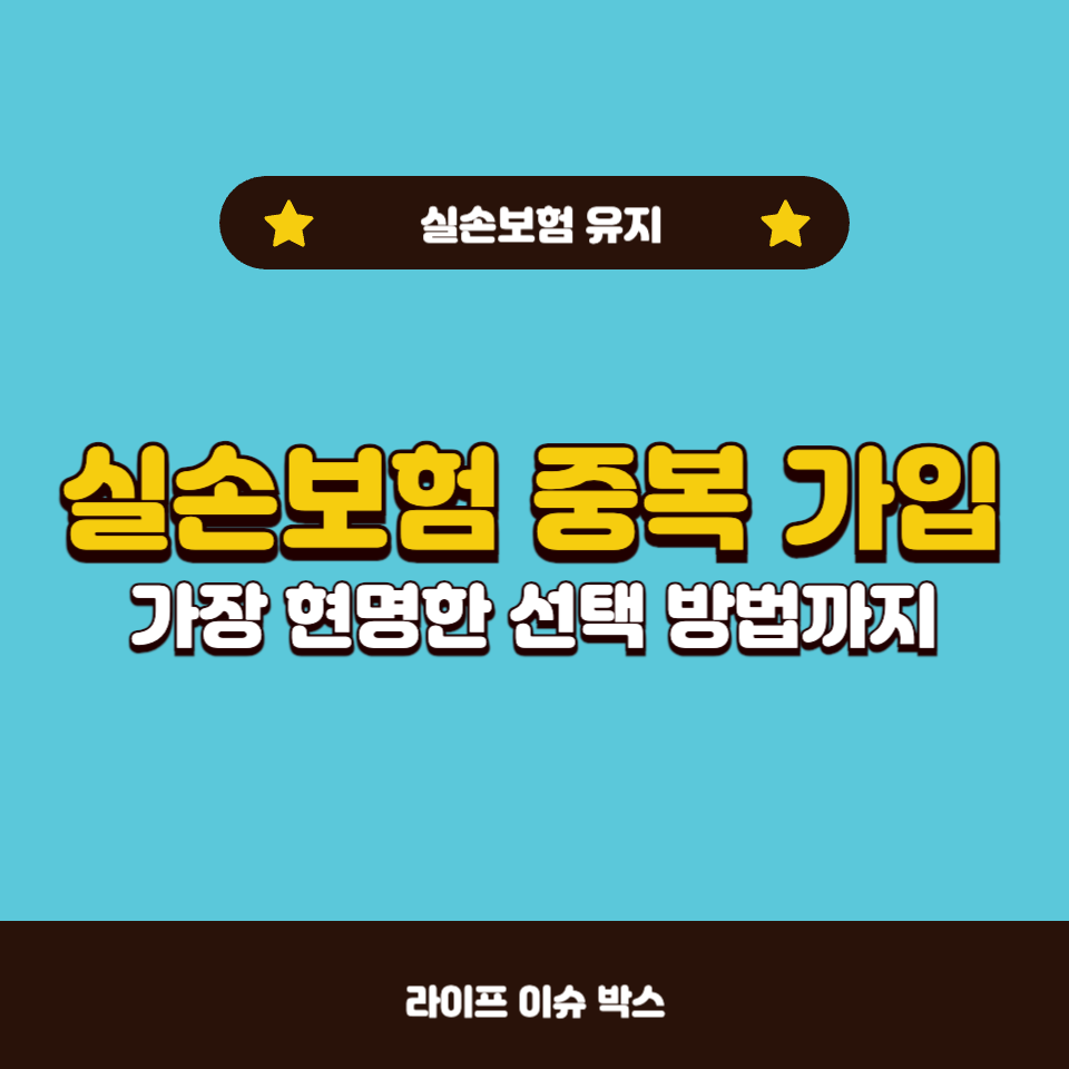 실손보험 중복 가입