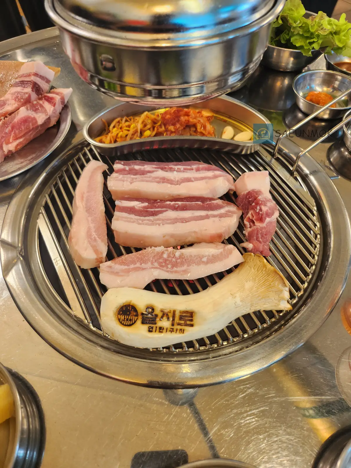 병점역-을지로-연탄구이-돼지한근-구이
