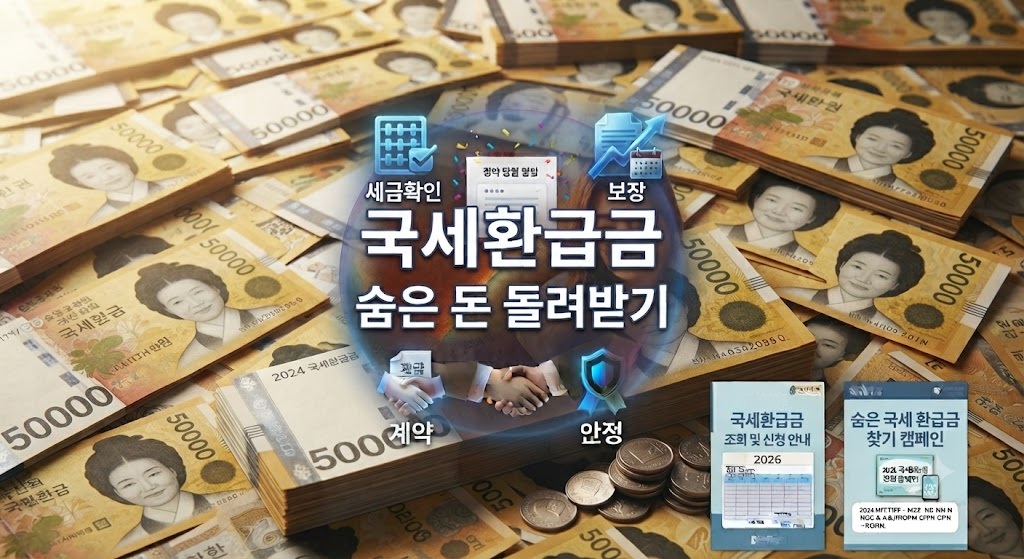 세금을 더 납부해서 환급금 조회해보기
