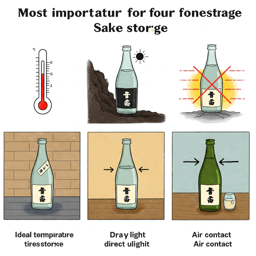사케 보관 방법 총정리 맛과 향을 오래 유지하는 비법