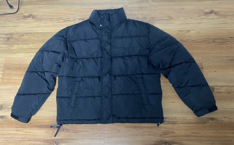 바스틱 세미 오버 푸퍼 숏패딩 블랙