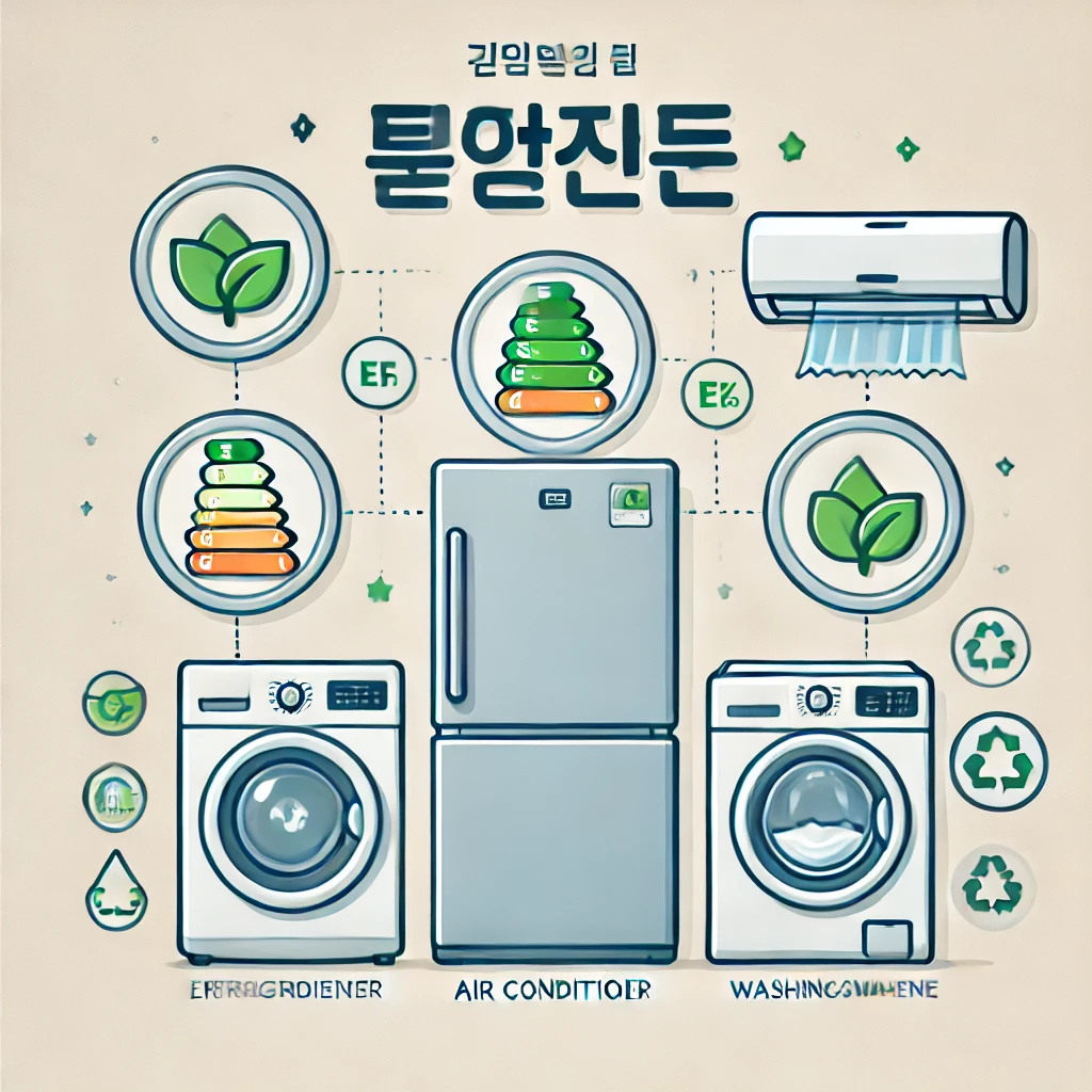 에너지효율 가전 AI이미지