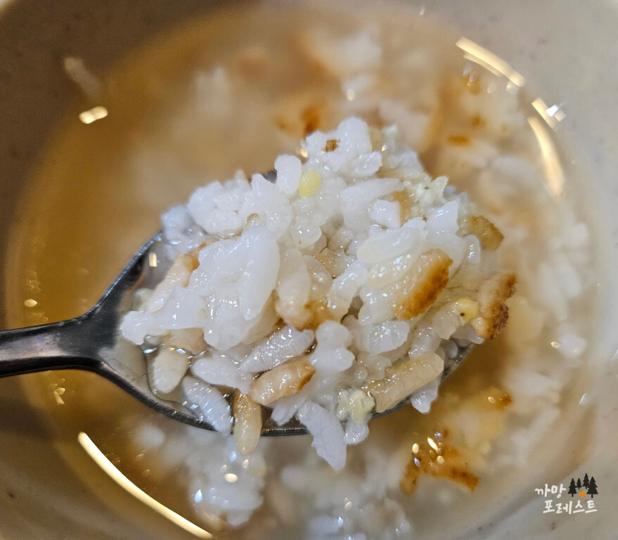 의와 가온길 누룽지