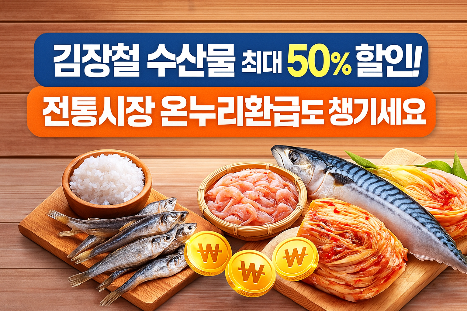 김장 수산물 할인 사진 2