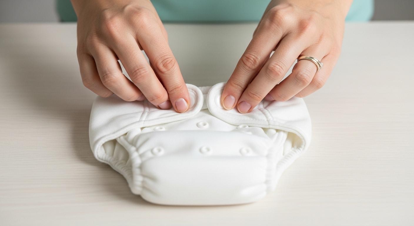 천기저귀 접는법