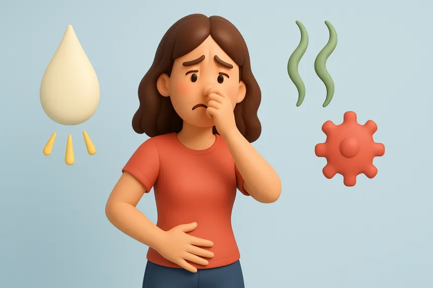 분비물이 많아지고 냄새가 나는 질염