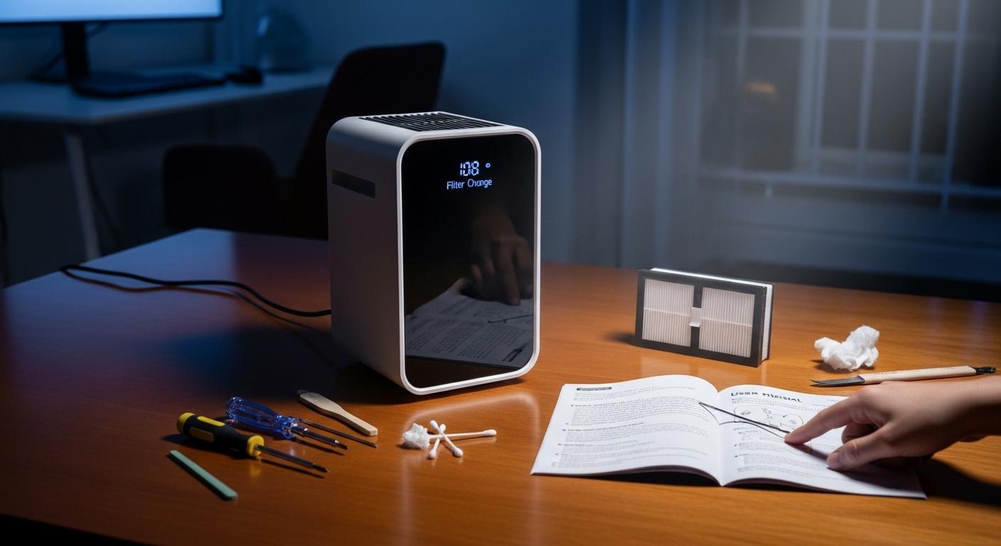 냄새 제거 소형 공기청정기 문제 해결